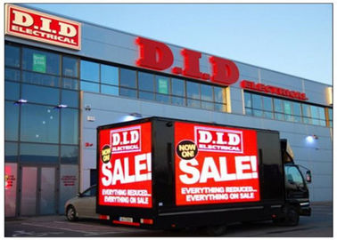 10mm Pixel Pitch Outdoor LED Panfletos Full Color, Publicidade Comercial LED Display