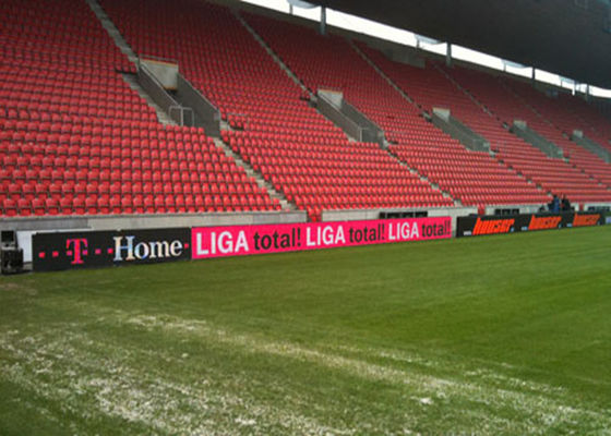 P10 SMD Full Color Outdoor Publicidade Comercial Estádio de Futebol Perímetro de Ecrã LED