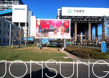 Ecrã de publicidade LED exterior de alto brilho P10 Edifício montado HD Billboard