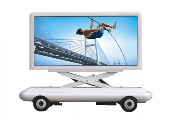 Bom preço P10 Ecrã LED móvel a cores completas / ecrã de vídeo LED para publicidade on-line