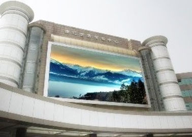 Curva especial exterior em cores completas P10 Edifício Publicidade LED Placa de visualização