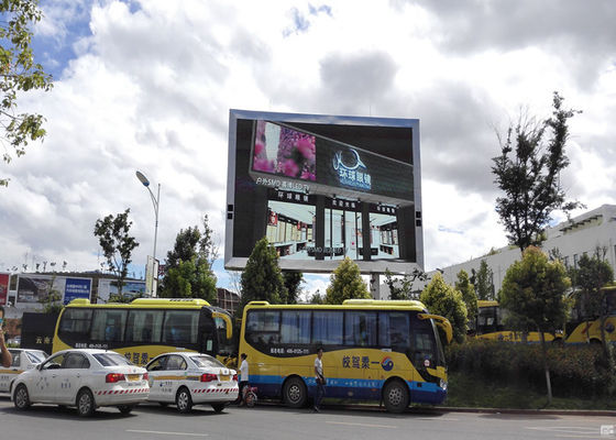 Bom preço P10 Outdoor Full Color LED Billboard 10mm Pixel 600W/M2 IP65 Impermeável on-line