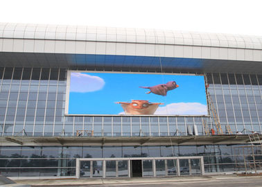 Aluguel de tela curva fixa/aluguel de publicidade P16 LED exterior tela de vídeo de parede display de alta resolução