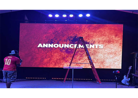 HD Outdoor P4 Rental LED Display Impermeável Armário de Alumínio