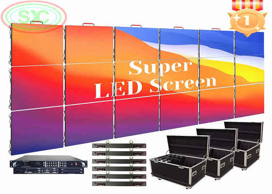 Display LED de aluguer de palco, P3 interior com caixa de alumínio fundido, 128 X 64 Dot Matrix