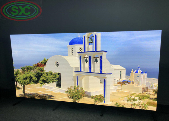 Display LED de aluguer de palco, P3 interior com caixa de alumínio fundido, 128 X 64 Dot Matrix
