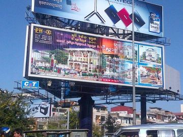 1R1G1B Publicidade Rodoviária Comercial de Alta Qualidade Grande HD P8 Área de Exterior Íntegro Full Color LED Video Screen