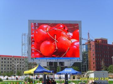 Ecrã de alumínio de fundição a óleo impermeável RGB DIP P16 LED Display Outdoor Full Color 1280x960mm