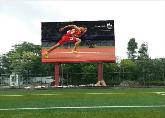 Bom preço P10 IP65 Ecrã LED do estádio exterior à prova d'água e tela de esporte de futebol on-line