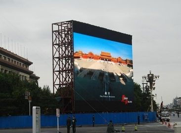 Ecrã de alumínio de fundição a óleo impermeável RGB DIP P16 LED Display Outdoor Full Color 1280x960mm