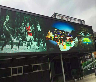 Ecrã de alumínio de fundição a óleo DIP P16 LED Display de informações 1R1G1B 256x256mm Dimensão do módulo