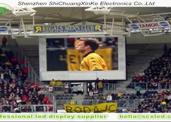 P10 estadio LED display full color, LED vídeo tela de alto brilho estadio LED display