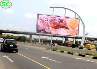 P6 Para uso fixo ao ar livre Caixa impermeável padrão Large LED Billboard Garantia de 3 anos