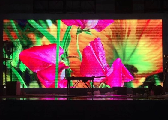 Exterior Exterior Full Color LED Display DIP / SMD P16 1024*1024mm Gabinete COB P 0.9