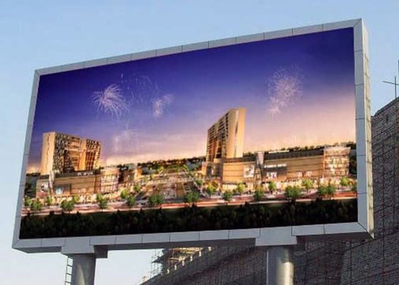 Billboard Outdoor LED Video Wall P8 Alto brilho Di-Cast Alumínio display LED a cores inteiras