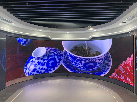 Supermercado de estádio interior P5 Full Color Instalação fixa Big LED Video Wall Billboard