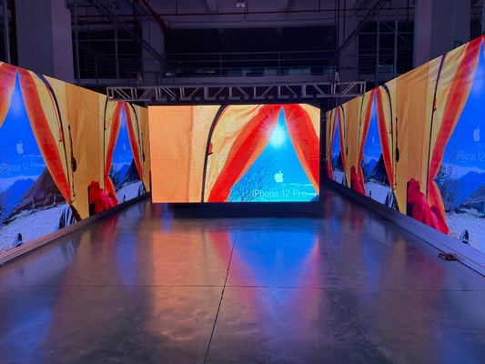 Display de alumínio de fundição a óleo a LED a cores completas P4 Display de vídeo a LED SMD2121 Garantia de três anos