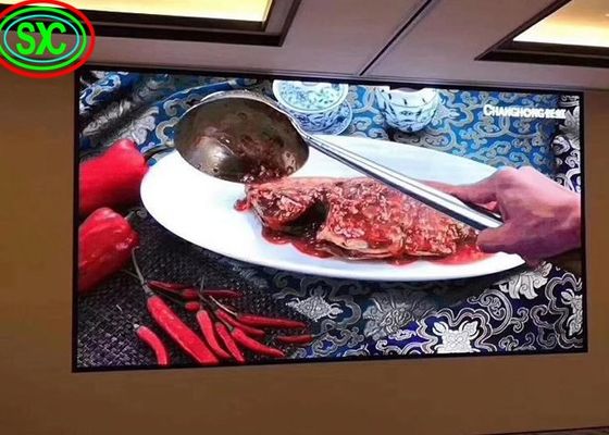 Parede de Vídeo LED para Palco Interno P3 Full Color 1000cd/m² Brilho 192x192mm