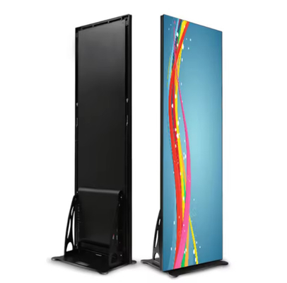 Anúncio LED Pôster Display de mídia de interior Digital Signage Pôster LED tela