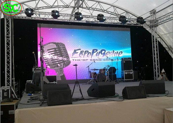 Bom preço Decoração video conduzida do evento do Rgb da exposição do brilho alto P8 arrendamento exterior on-line