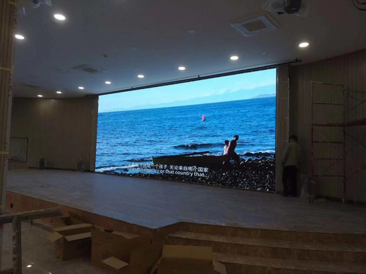 Parede de vídeo LED de fundo de palco com ecrã de exibição LED interior p3,p3.91,p4,p4.81 Exposição de aluguer