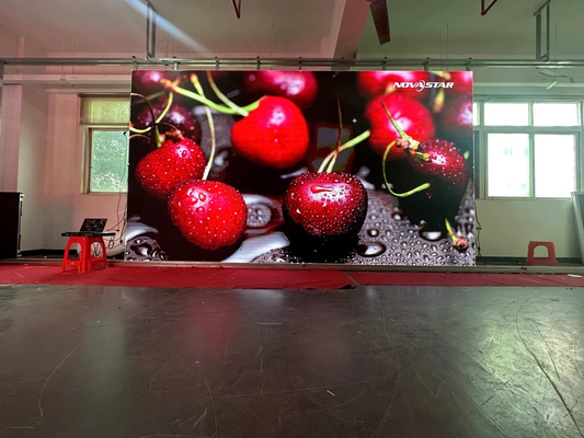 P2.5 Display LED de alta definição a cores interiores, 640x640 mm, serviço frontal do gabinete