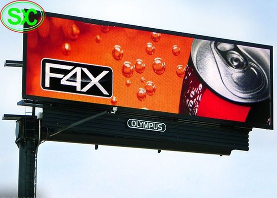 Brilho alto eletrônico completo de tela de exposição do diodo emissor de luz da propaganda exterior de cor P10