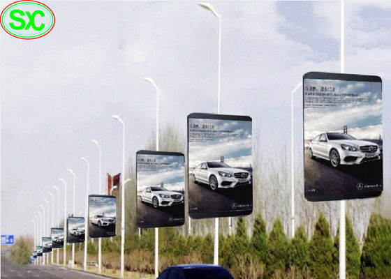 A tela conduzida impermeável de P6 Polo assina WIFI 4G para a rua da propaganda exterior