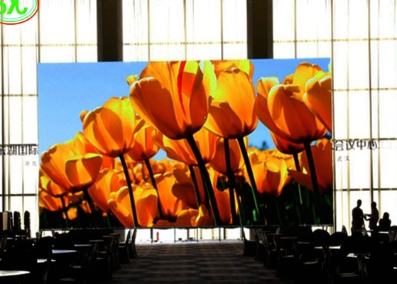 Aluguel de interiores Full Color LED Display P3.91 parede de vídeo cenário
