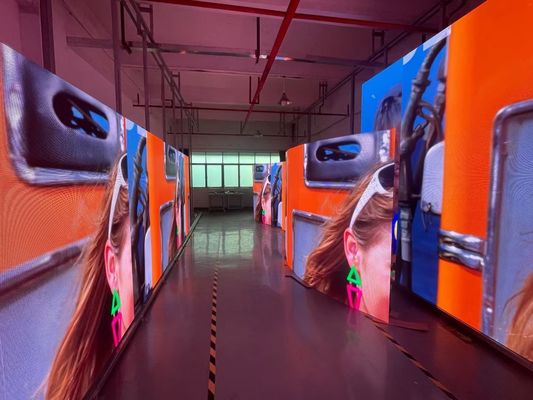 Monitor LED de palco RGB personalizado Aluguel 2200nits 256mm X 128mm Modulo Tamanho de publicidade comercial LED display