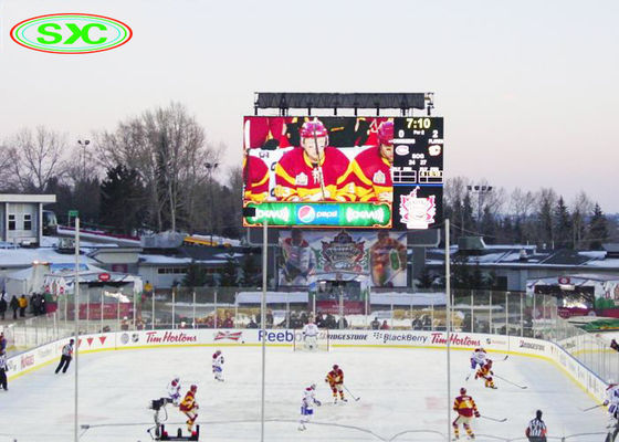 P10 Área exterior à prova d'água Full Color Stadium LED Display 5000nits IP65 10mm Pitch