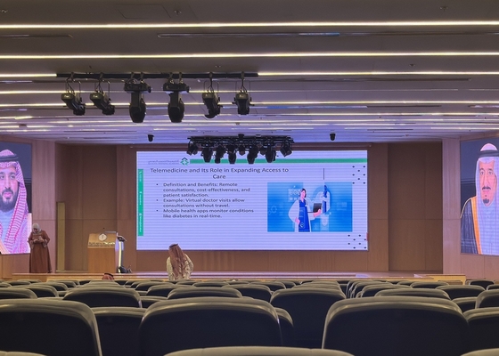 Ultra-Claridade Alto Brilho Publicitário LED Screen Indoor Full Color Adequado para Concert Stage