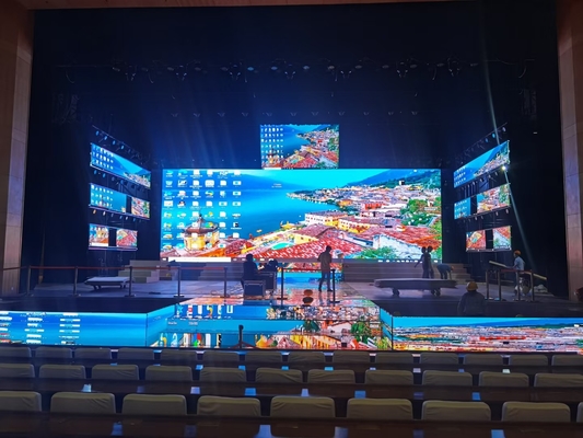 HD Outdoor LED Rental Screen Full Color P6 SMD3535 960mm X 960mm Ecrãs LED de publicidade