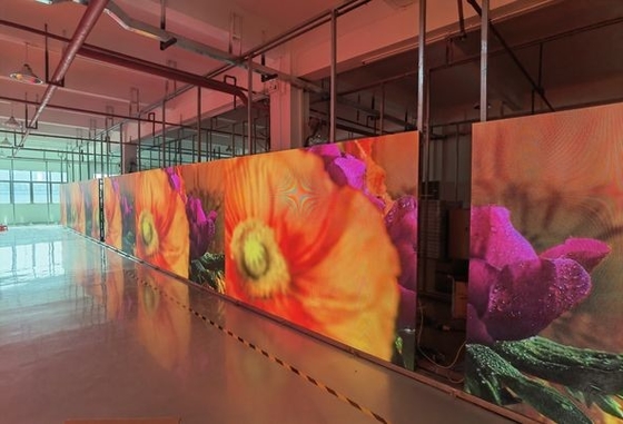 P4 Imagens claras de publicidade LED Escenas LED penduradas Vídeo LED leve 1/8 de varredura