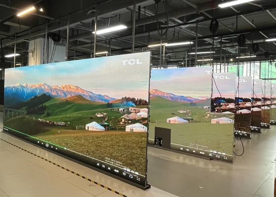 P4 Full Color Indoor LED Video Wall Screen 80*40 Resolução de módulo Panfletos publicitários