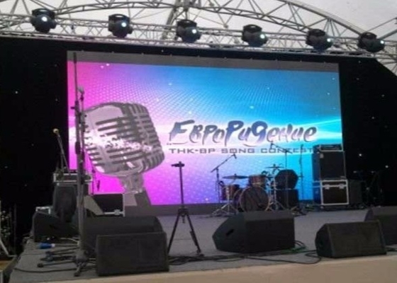 P6 Armário à prova d' água LED Cartão de aluguer, Visor de parede de vídeo LED de alto brilho