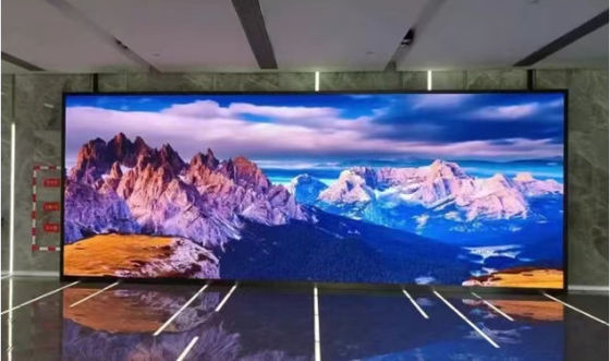 Gabinete de alumínio fundido para display LED suspenso COB P2.5, 40000 pontos/metro quadrado