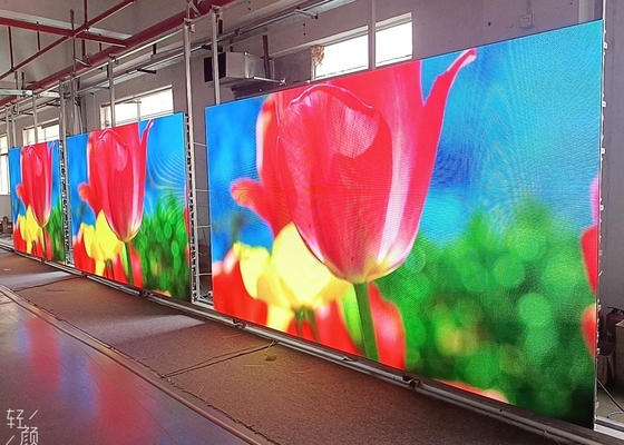 Display LED Full Color HD para aluguer interior, utilizando sistema de controlo Nova, P5 SMD2121 IP45