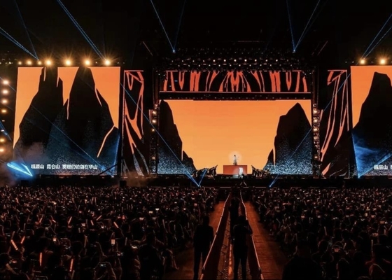 Ecrã curvado LED Billboard P4.81 RGB 1/13 Modo de digitalização Alta taxa de atualização Armário de alumínio fundido a moagem