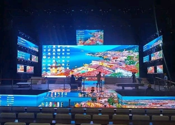 Ecrã esportivo a cores ao ar livre Ecrã LED P10 Estádio de futebol IP65 Ecrã grande Ultra HD Gabinete de ferro