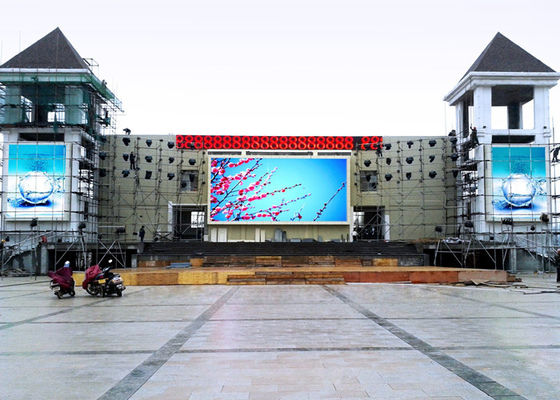 Bom preço P10 exterior FULL Color Perímetro do estádio Grandes telas de publicidade LED on-line