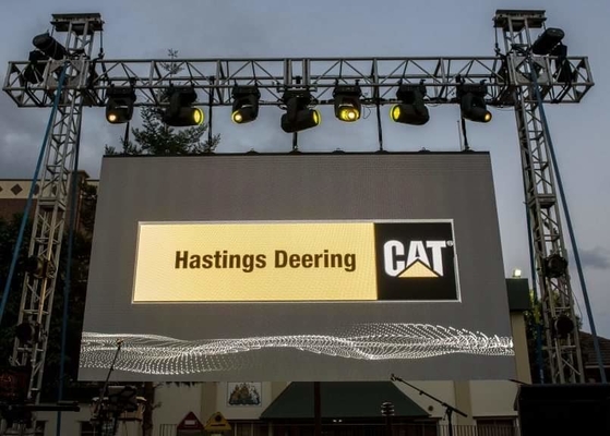 Display de vídeo LED fixo à prova d'água para exterior em cores completas P6.67 para publicidade, projeção de filmes na parede