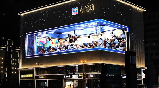 P2.5 Quadrado LED exterior tela curva LED personalizado painel de exibição de vídeo
