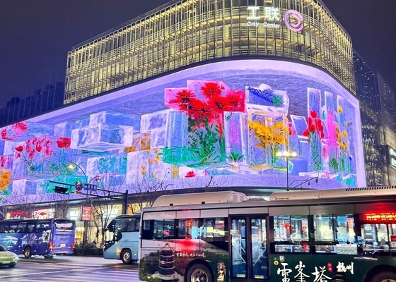 Ecrã de alumínio de fundição por injeção P6.67mm LED Video Display Publicidade, 640x640mm Aluguel Instalação fixa