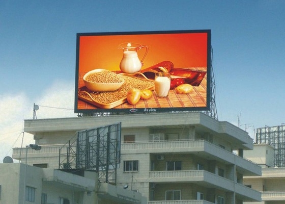 Display LED de alta luminosidade de alumínio fundido em matriz P16 640*640mm à prova d'água para exteriores