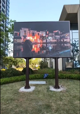 P4 Lâmpadas de LED de cor total ao ar livre SMD2727 Tamanho grande para hospitais / estádios