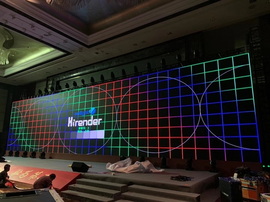 Aluguel de tela curva/Fixado Indoor Full Color LED Display Screen Pequeno passo 640mm*640mm P2.5 Ultra-Clar