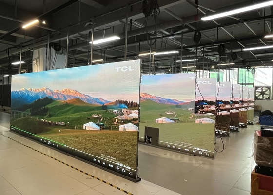 Armário de alumínio de fundição por impressão em interiores Display LED de cores completas LED RGB LED Outdoors de alta eficiência energética