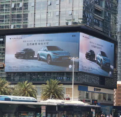 P4.81SMD Aluguer ao ar livre Fácil instalação Ecrã LED Painéis publicitários comerciais