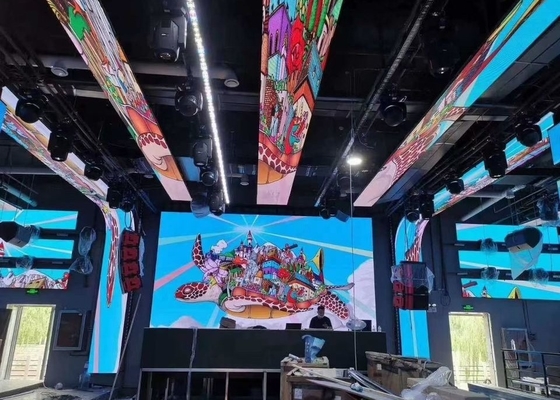 Ecrã de aluguel HD interior/exterior personalizável Escenário em cores completas Escenário de fundo LED Ecrã P5 Ângulo de visão amplo